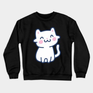 cute cat drawing Crewneck Sweatshirt